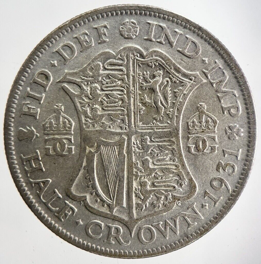 1930 George V Half - Crown Silver Coin | Collectable Grade