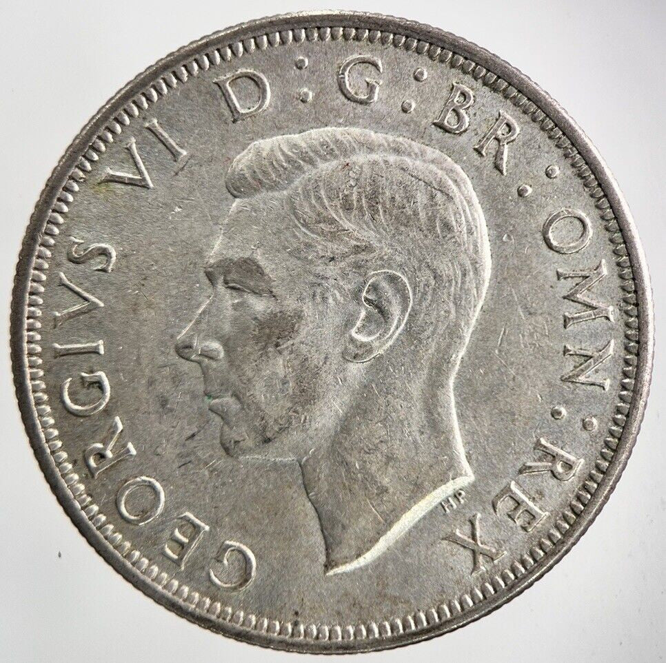 1945 George VI Half - Crown Silver Coin | Very High Grade