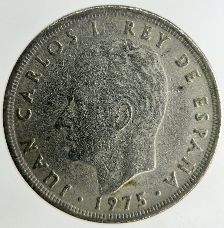 1975 Spain 25 Pesetas Coin | Fine Collectable Grade