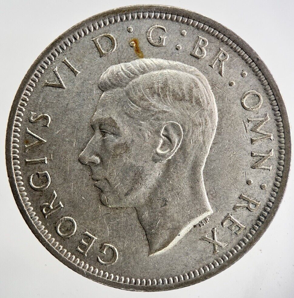 1944 George VI Half - Crown Silver Coin | Very High Grade
