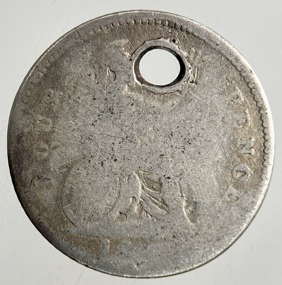 British William IV Four - Pence Groat Silver Coin | Fair Grade