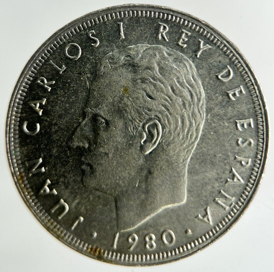 1980 Spain 25 Pesetas Coin | Fine Collectable Grade