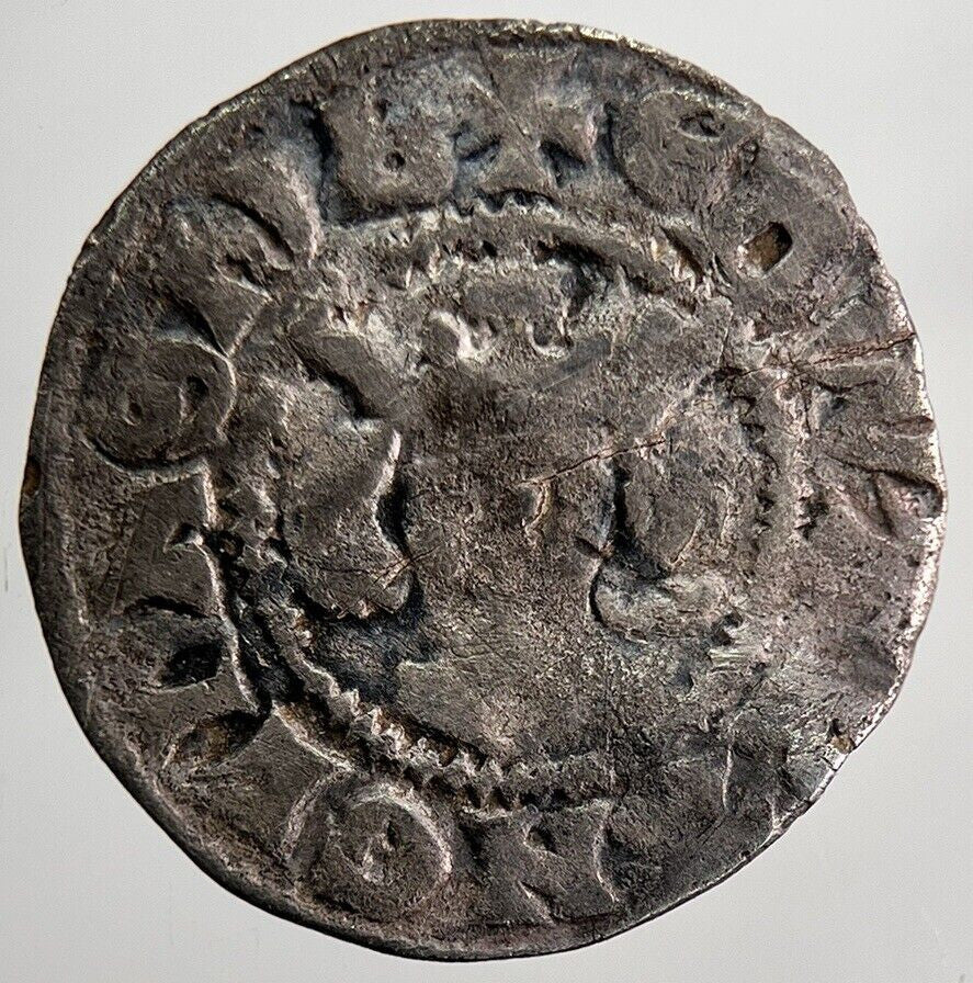 1279 - 1307 Edward I 1st Medieval Hammered Silver Penny Coin | a6084
