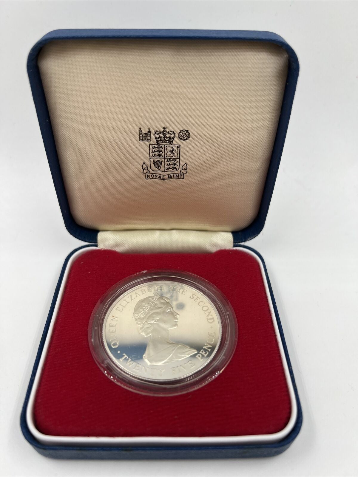 1978 Bailiwick Of Guernsey Royal Visit Proof 1oz Sterling Silver Coin
