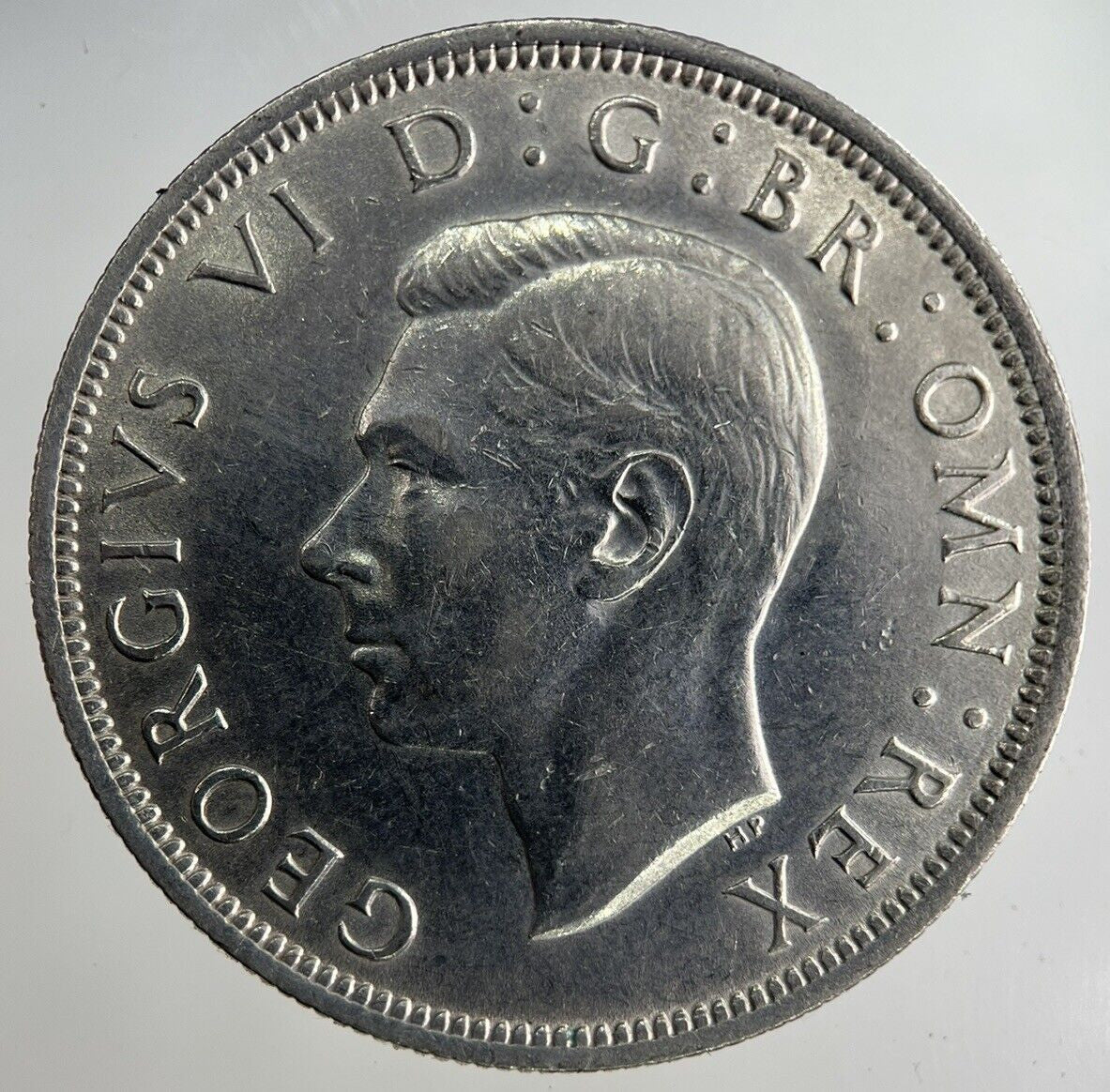 1942 George VI Half - Crown Silver Coin | Fine Collectable Grade