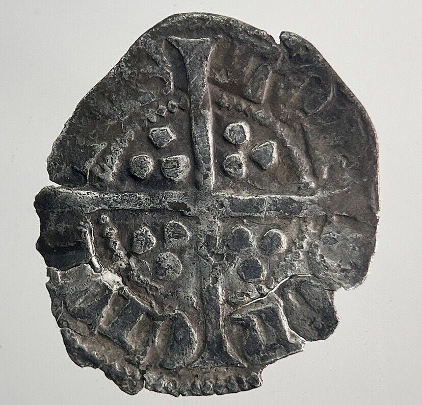 1279 - 1307 Edward I 1st Medieval Hammered Silver Half - Penny Coin | a9976