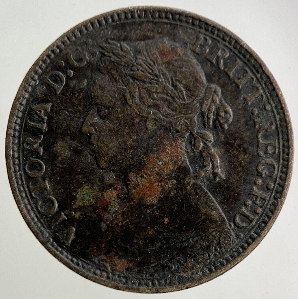 1875 - H Victoria Farthing Coin | Fine Collectable Grade