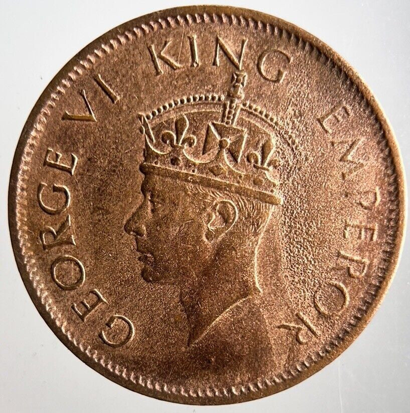 1940 India Quarter 1/4 Anna Coin | Very High Grade | a4129