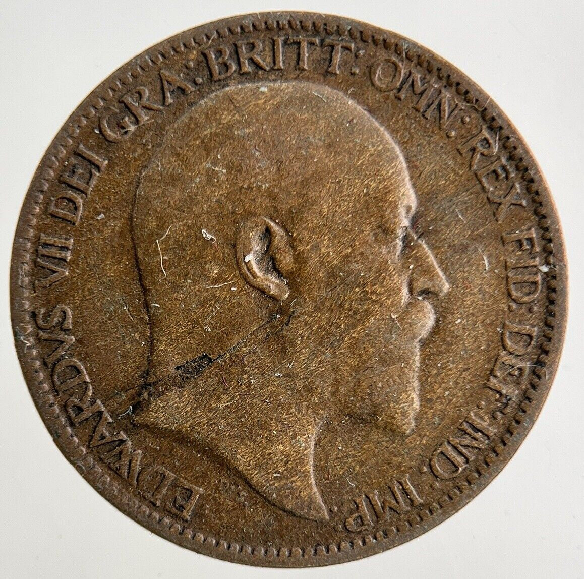 1909 Edward VII Farthing Coin | Fine Collectable Grade