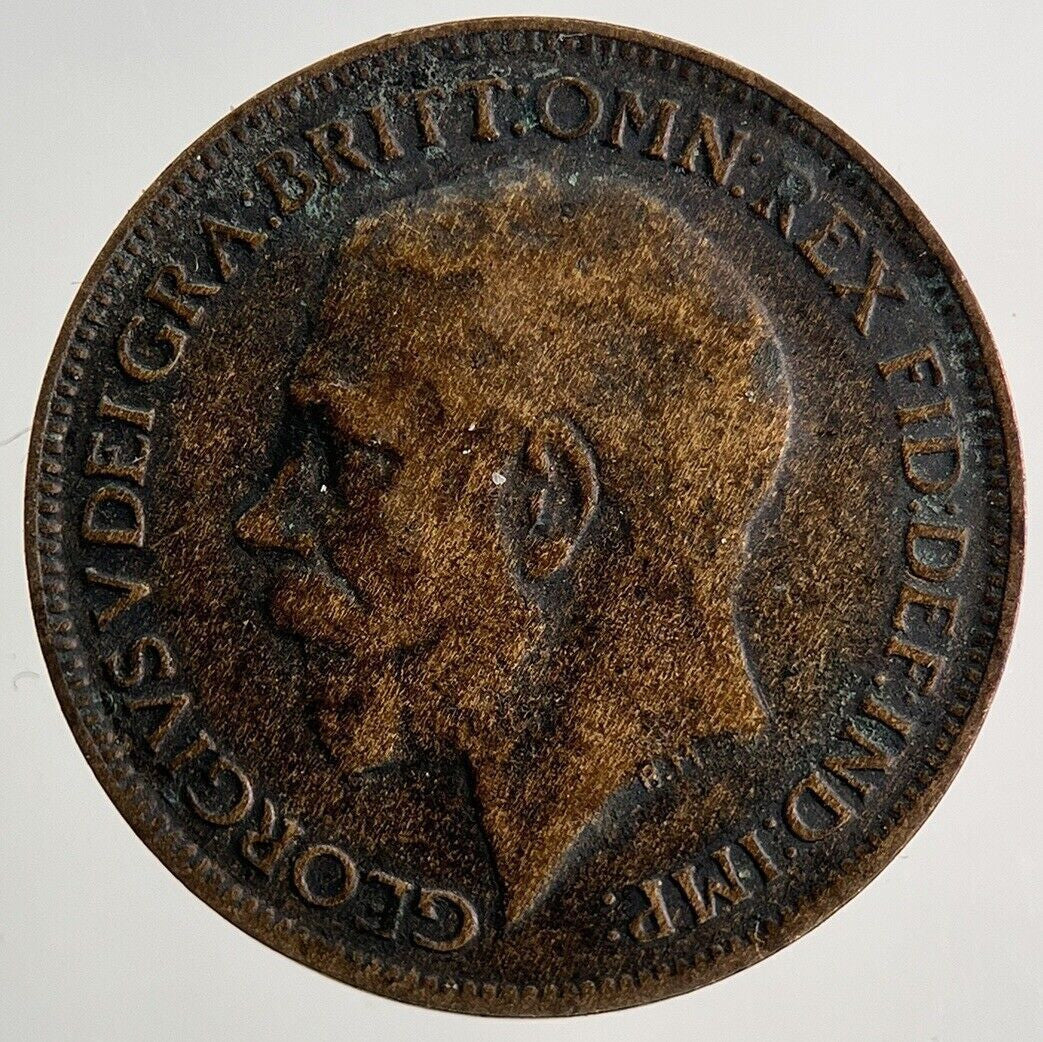 1917 George V Farthing Coin | Fine Collectable Grade