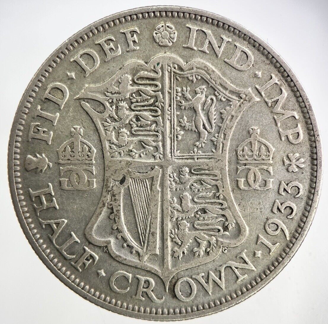1933 George V Half - Crown Silver Coin | Collectable Grade