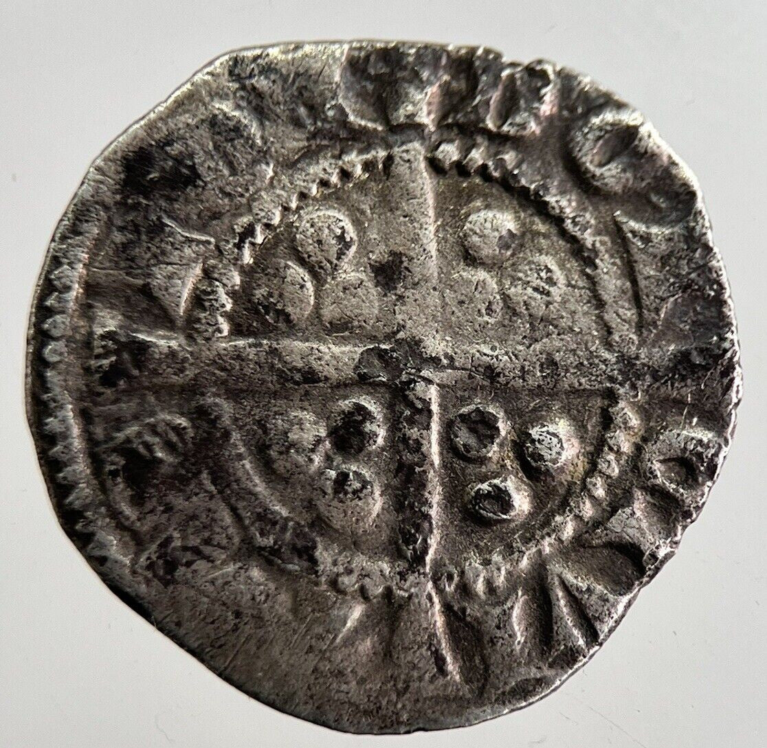 1279 - 1307 Edward I 1st Medieval Hammered Silver Penny Coin | a8908