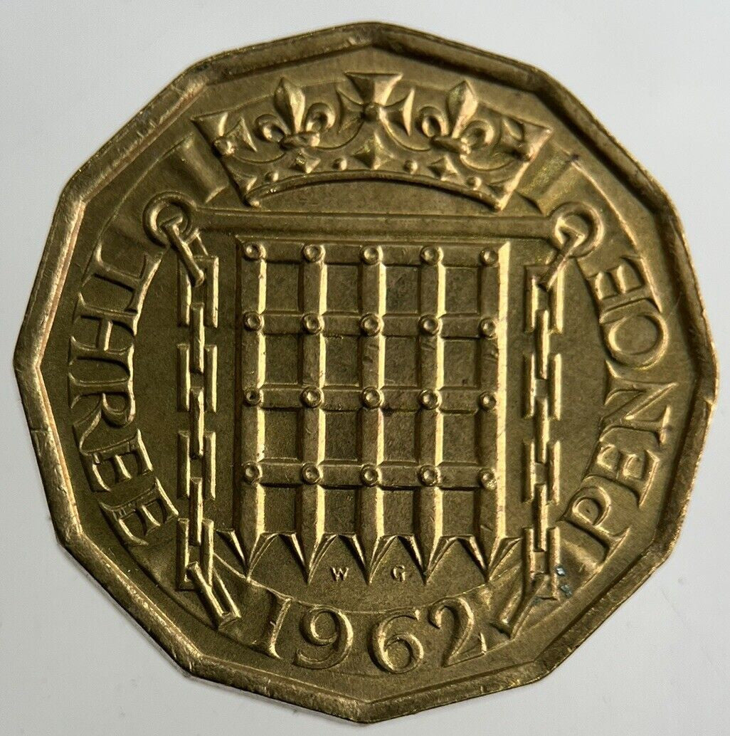 1962 Elizabeth II 2nd Threepence Coin | Very High Grade