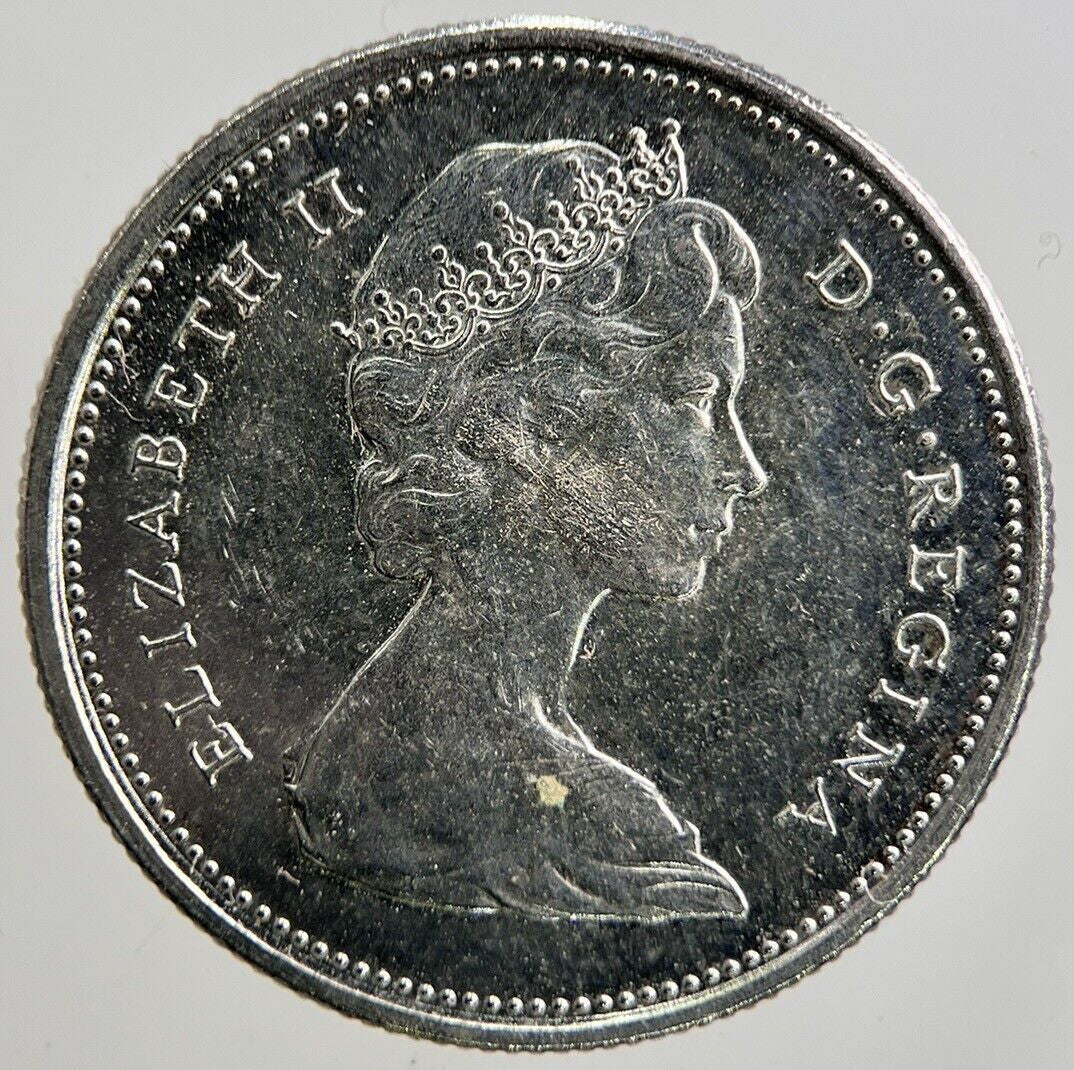 1867 - 1967 Canada 25 Cents Silver Coin | Very High Grade | a3439