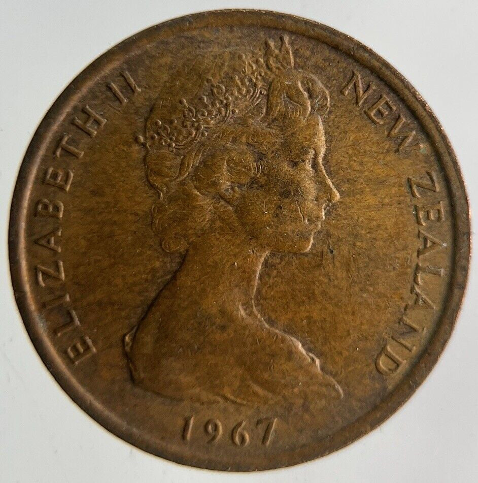 1967 New Zealand One Penny Coin | Fine Collectable Grade