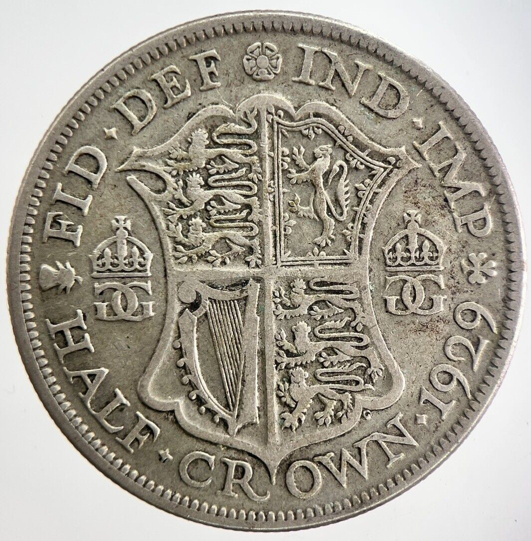 1929 George V Half - Crown Silver Coin | Collectable Grade