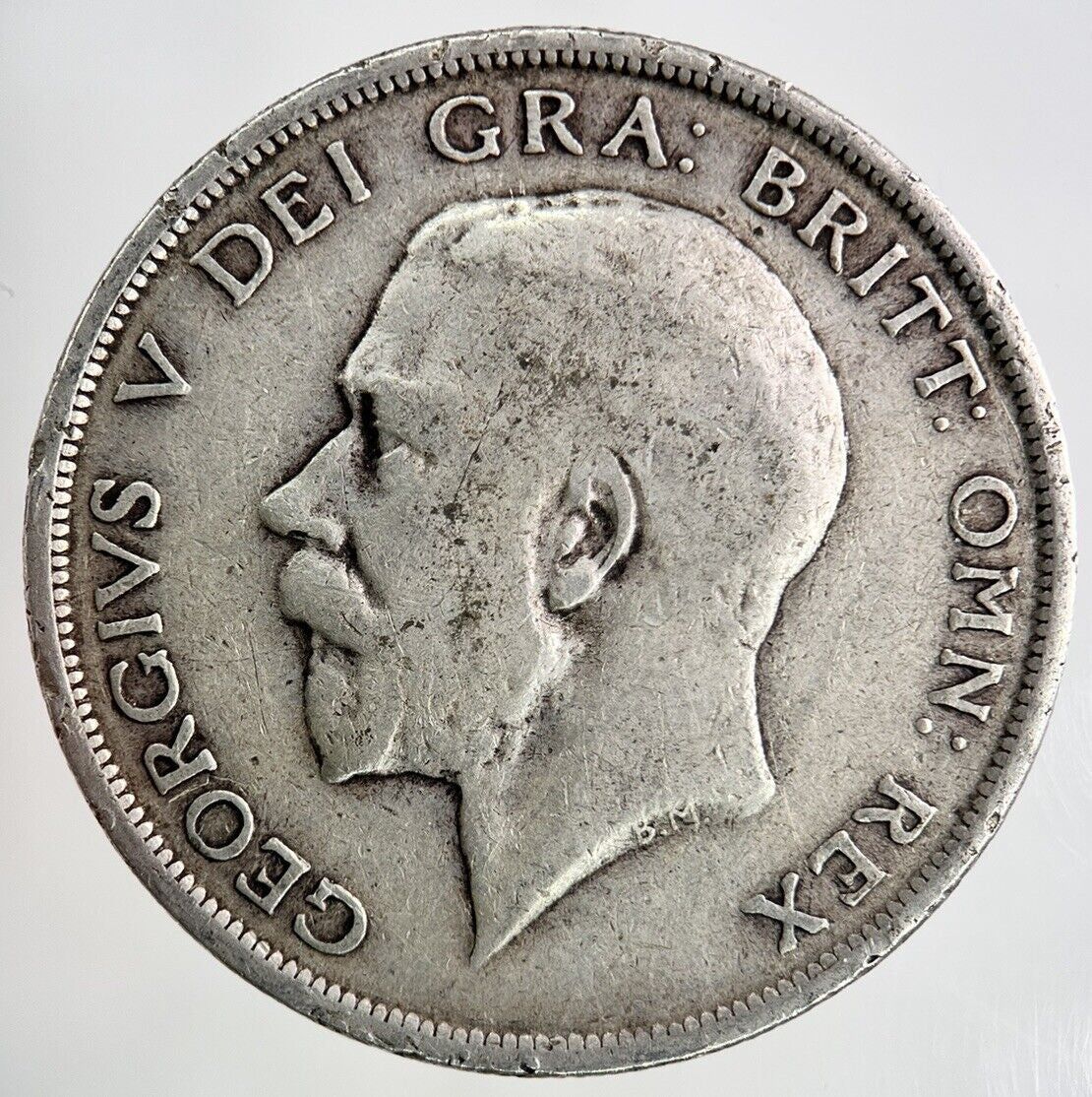 1916 George V Half - Crown Silver Coin | Fine Collectable Grade