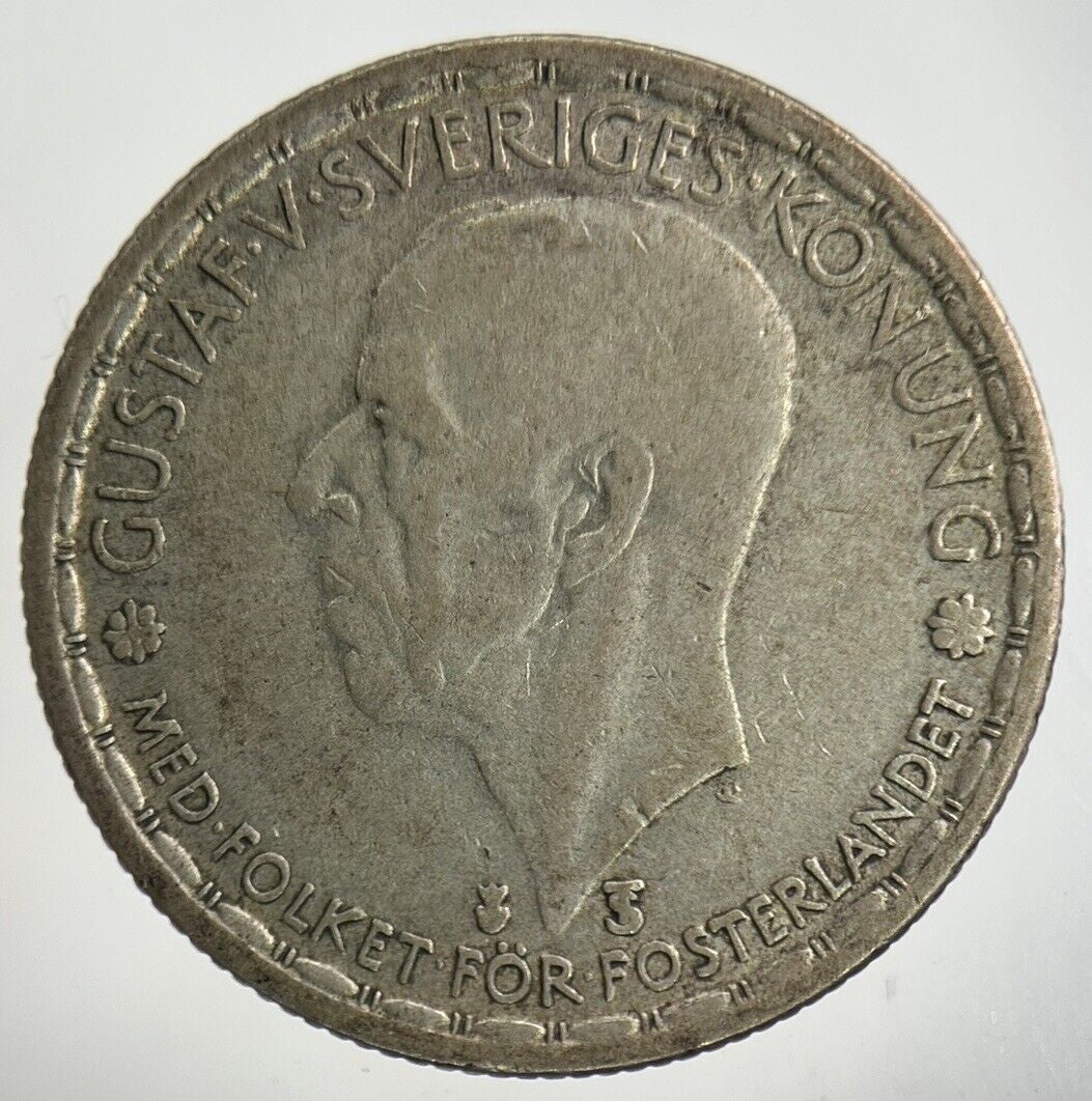 1850 Sweden 1 Ore Silver Coin | Fine Collectable Grade