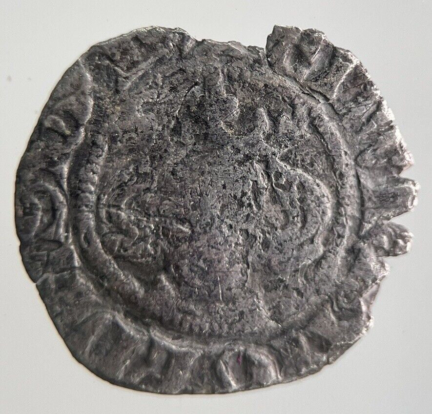 British Edward I 1st Medieval Hammered Silver Penny Coin | a4424