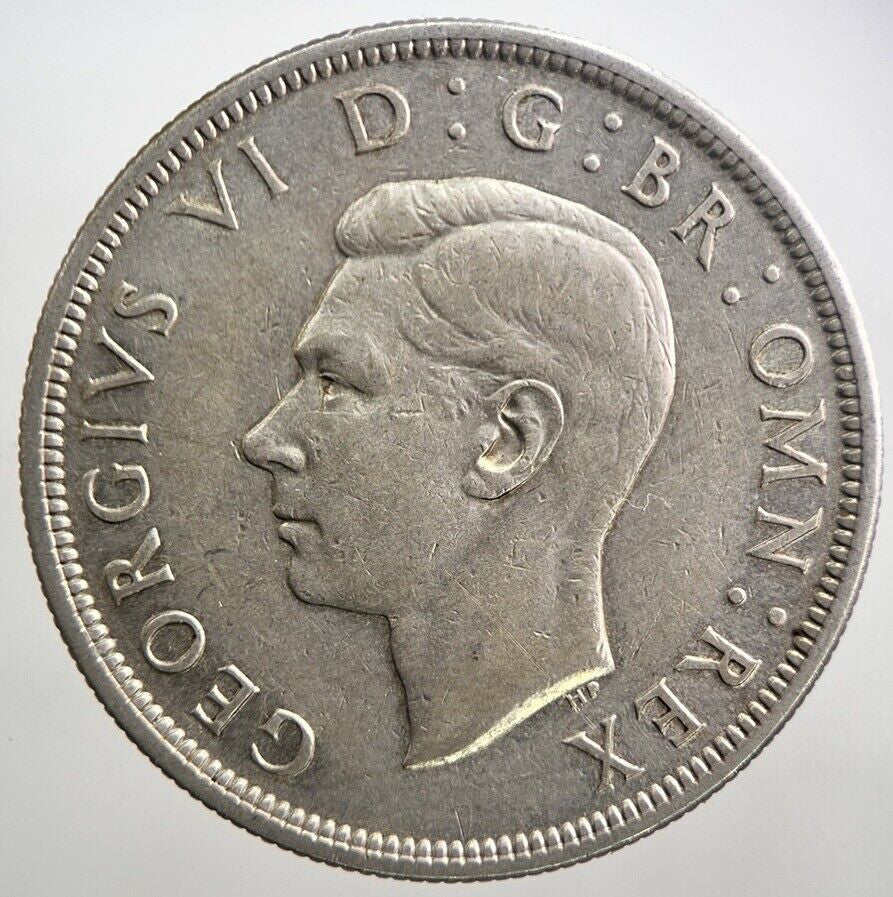 1937 George VI Half - Crown Silver Coin | Fine Collectable Grade | a1235