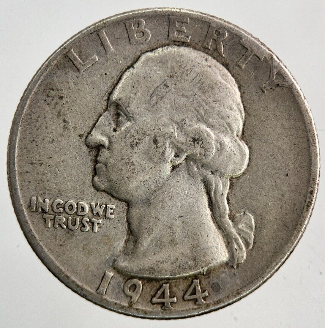 1944 US USA Quarter Dollar Silver Coin | Fine Collectable Grade
