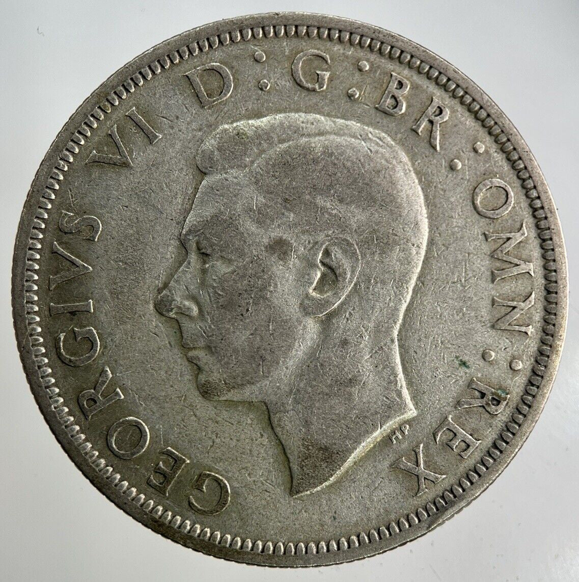 1939 George VI Half - Crown Silver Coin | Fine Collectable Grade