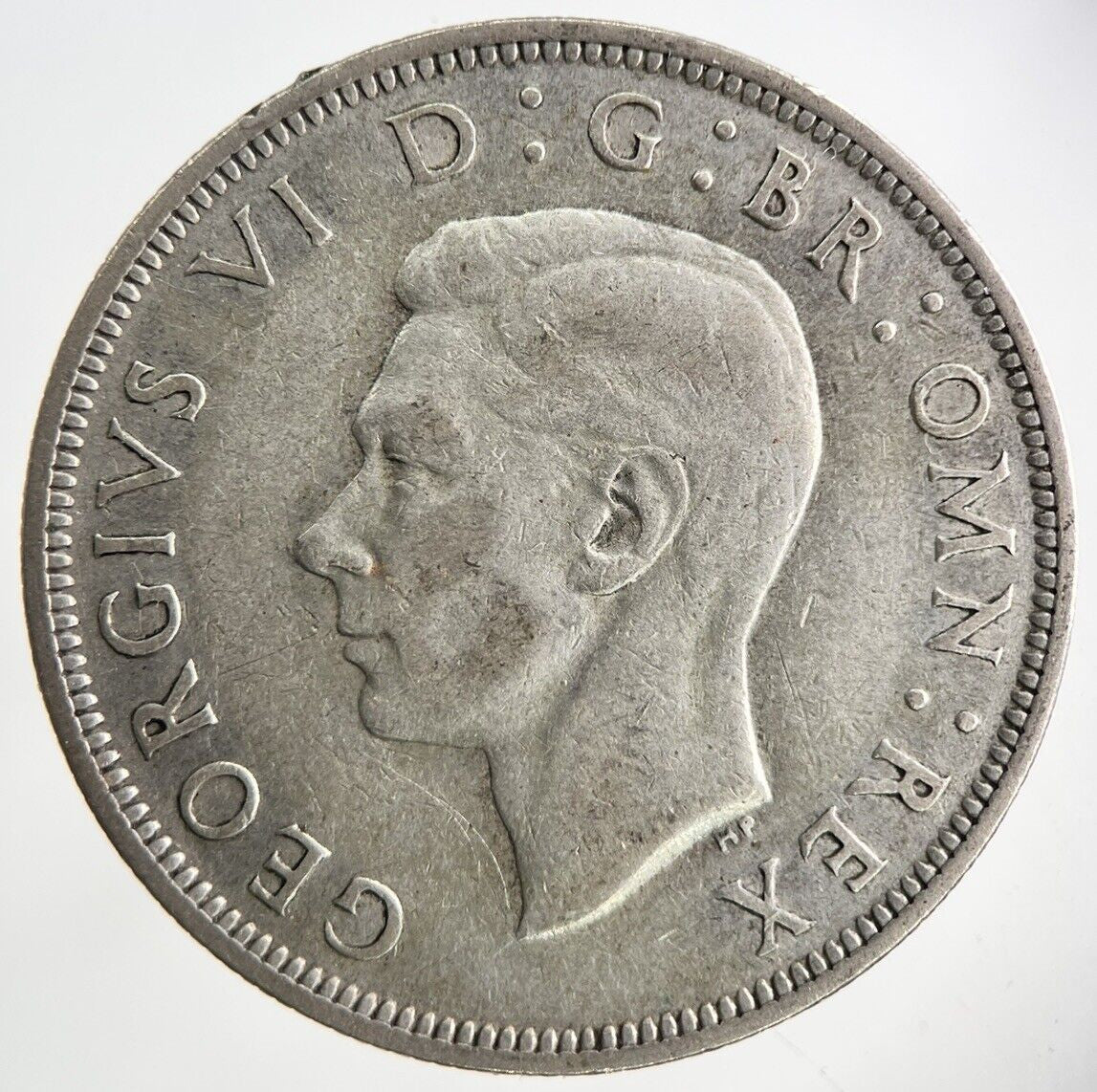 1941 George VI Half - Crown Silver Coin | Fine Collectable Grade
