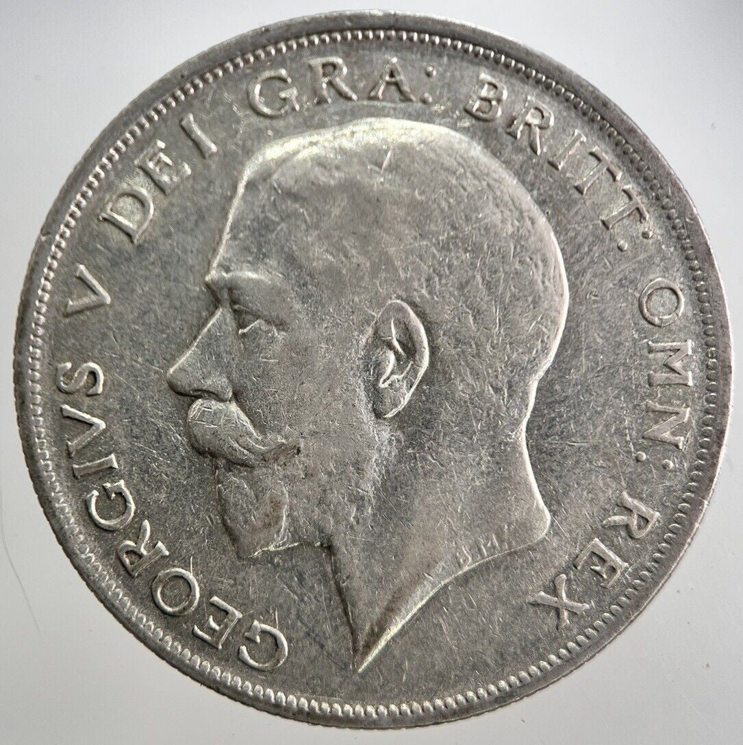 1923 George V Half - Crown Silver Coin | Very High Grade | a8141