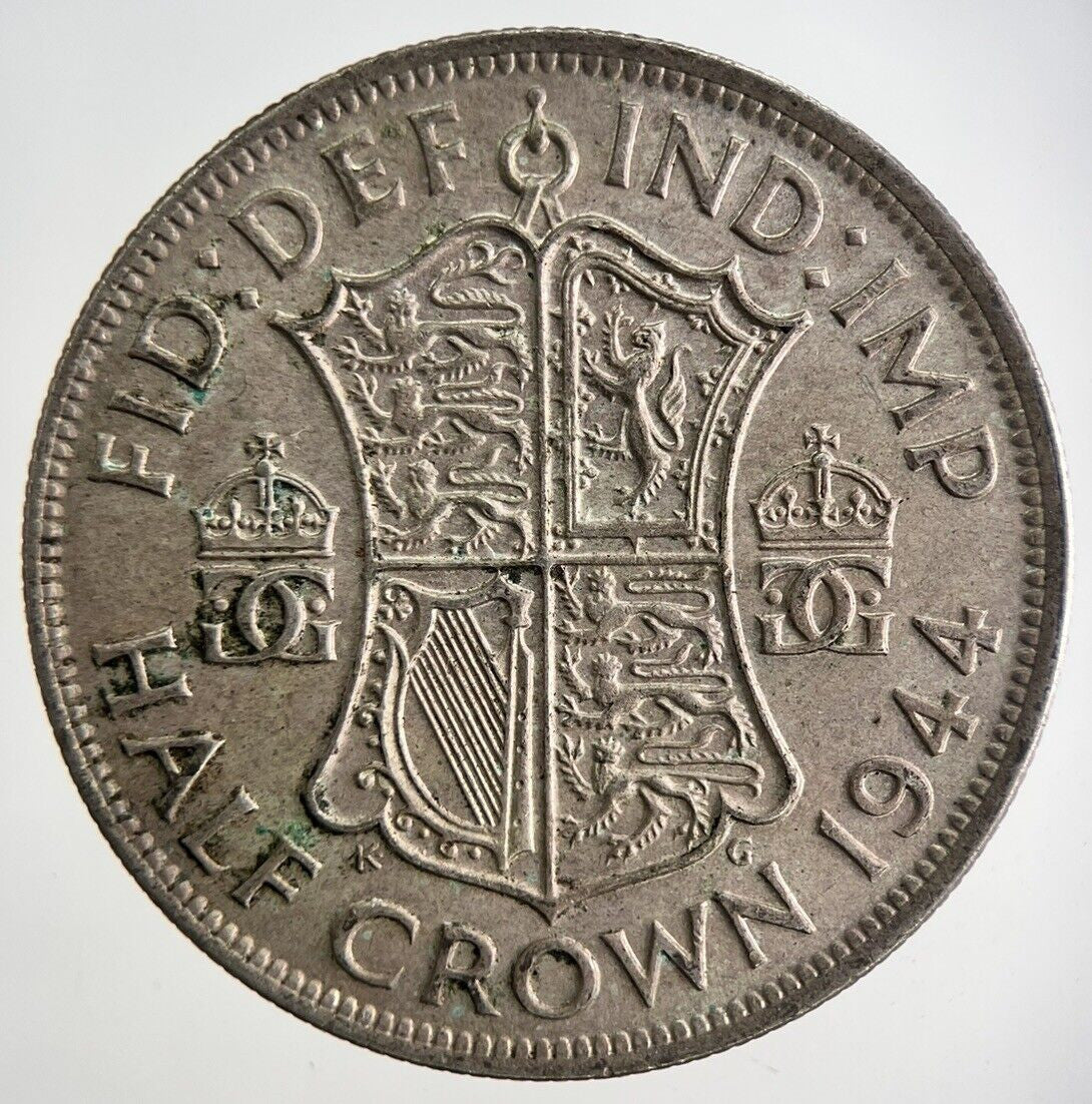 1944 George VI Half - Crown Silver Coin | Very High Grade