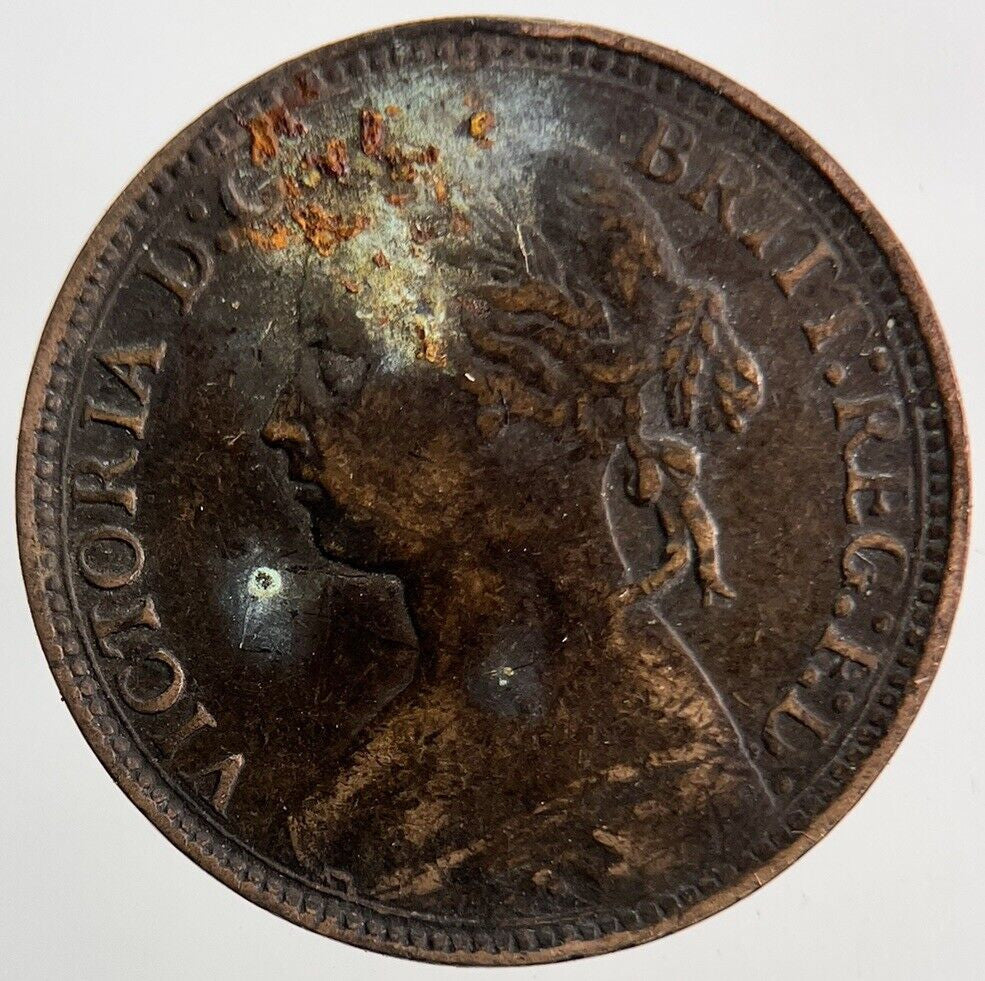 1875 - H Victoria Farthing Coin | Fine Collectable Grade
