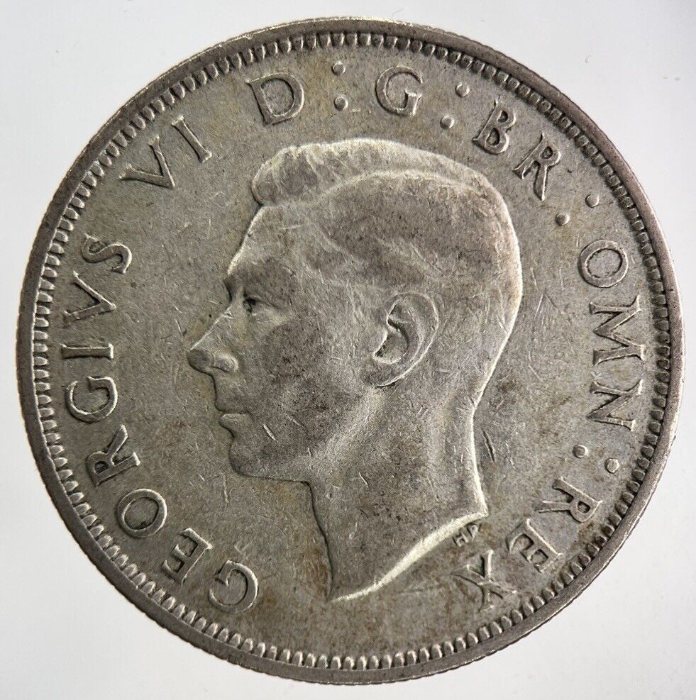 1945 George VI Silver Half - Crown Coin | Fine Collectable Grade