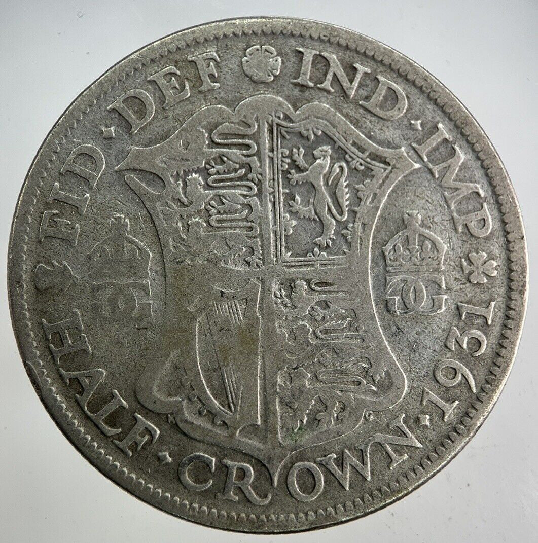 1931 George V Half - Crown Silver Coin | Collectable Grade