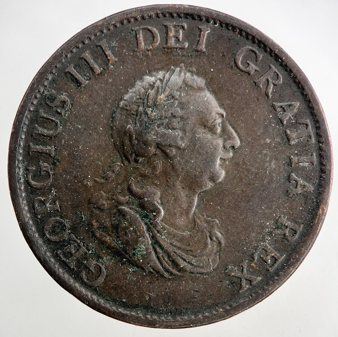 1799 George III 3rd Half - Penny Coin | Fine Collectable Grade