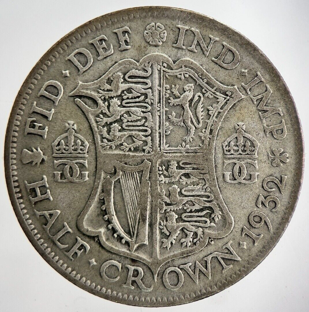 1932 George V Half - Crown Silver Coin | Collectable Grade