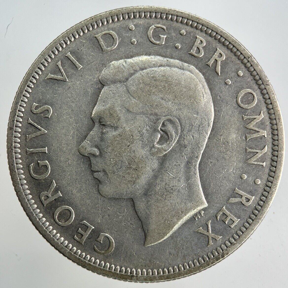 1937 George VI Half - Crown Silver Coin | Fine Collectable Grade