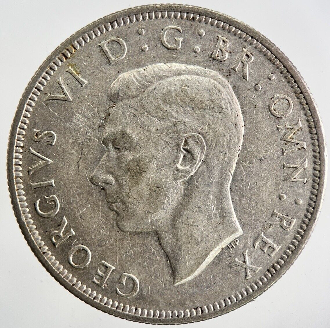 1944 George VI Half - Crown Silver Coin | Very High Grade