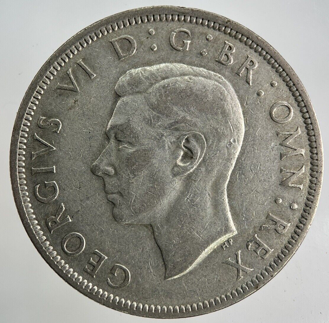 1942 George VI Half - Crown Silver Coin | Fine Collectable Grade