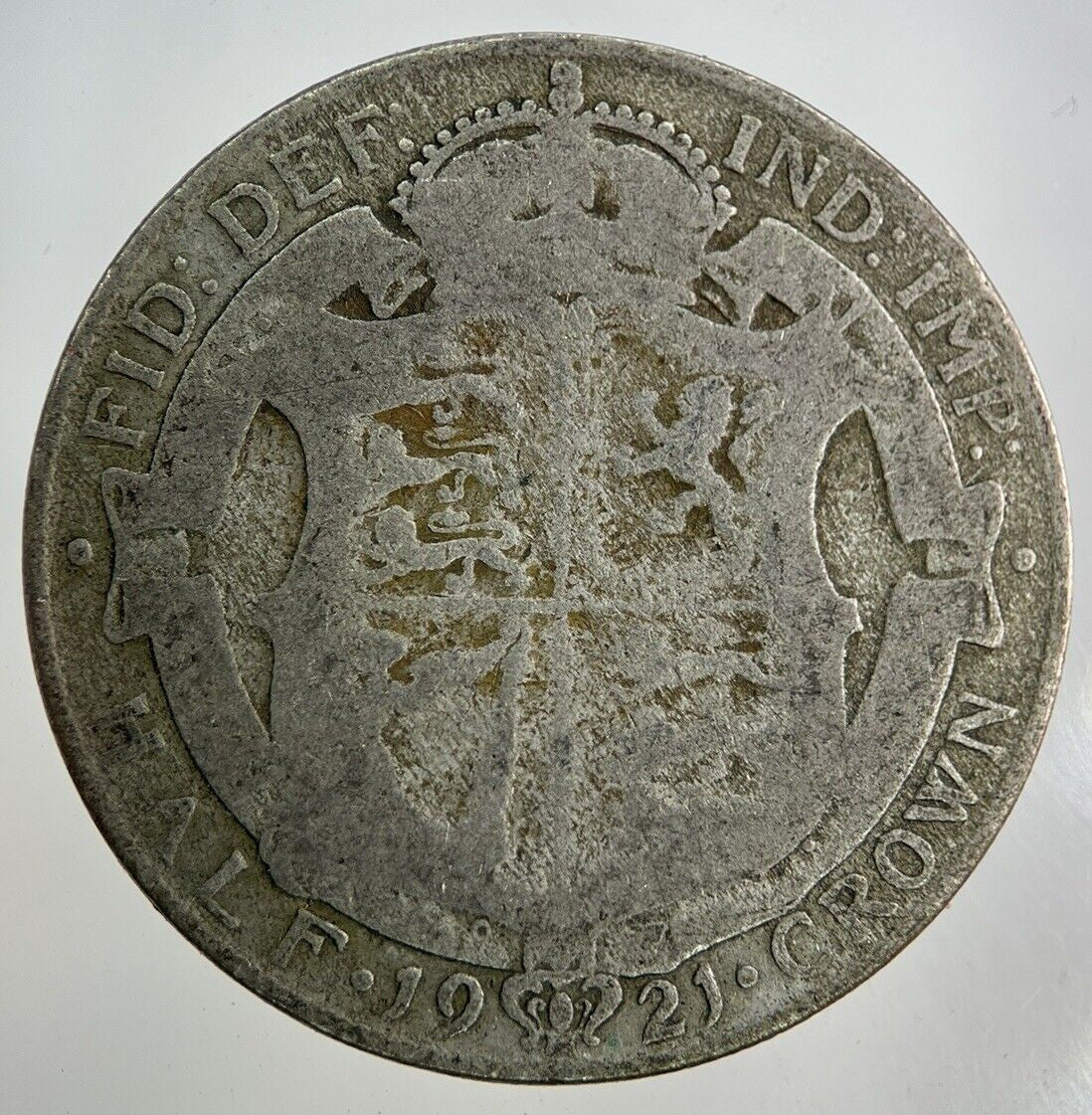 1921 George V Half - Crown Silver Coin | Collectable Grade