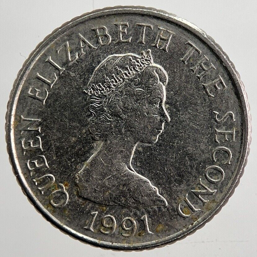 1991 Jersey 5p 5 Five - Pence Coin | Very High Grade | a4980