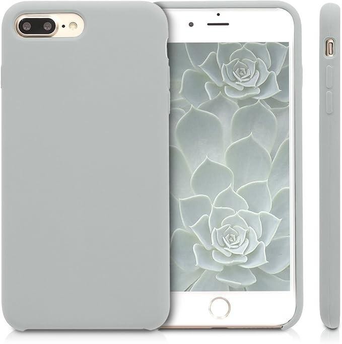 iPhone 7 / 8 PLUS + Grey Bumper Silicone Shockproof Protective Case