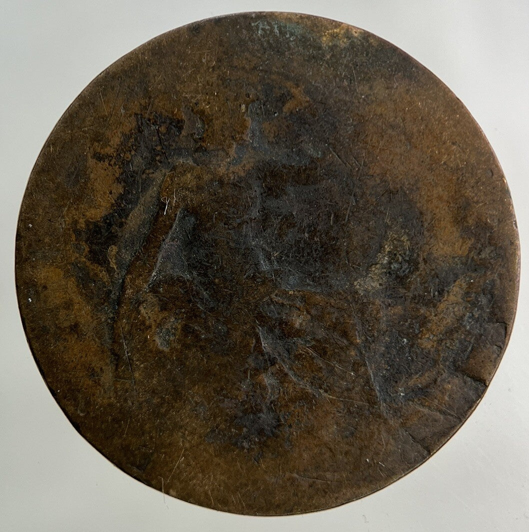 British Victoria Half - Penny Coin | Worn Grade