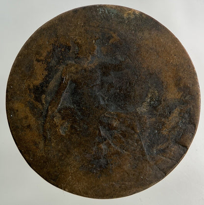 British Victoria Half - Penny Coin | Worn Grade