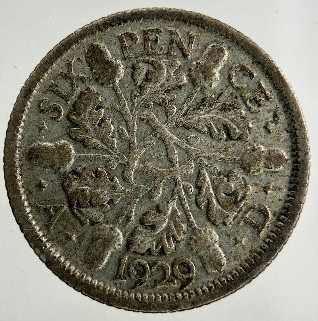 1929 George V Sixpence Silver Coin | Collectable Grade