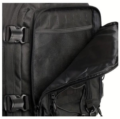 Black Large Capacity Backpack, 40L - 60L Sports Bag Outdoor Camping Hiking Travel