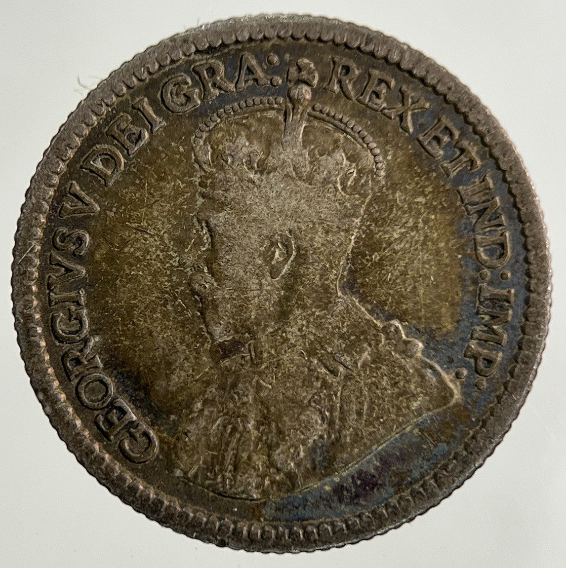 1912 Canada 5 Cents Silver Coin | Fine Collectable Grade