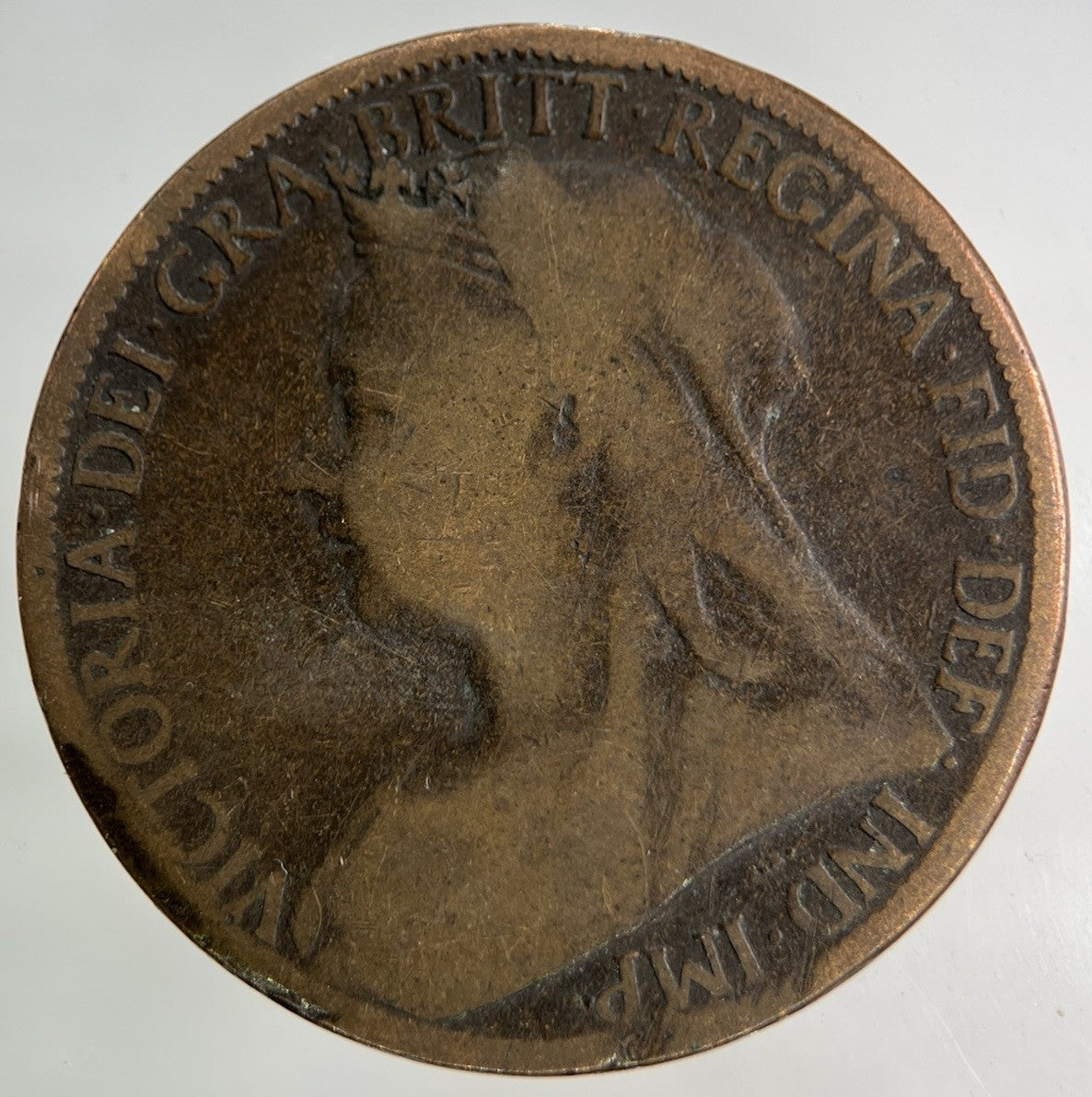 1901 Victoria One Penny Coin | Collectable Grade