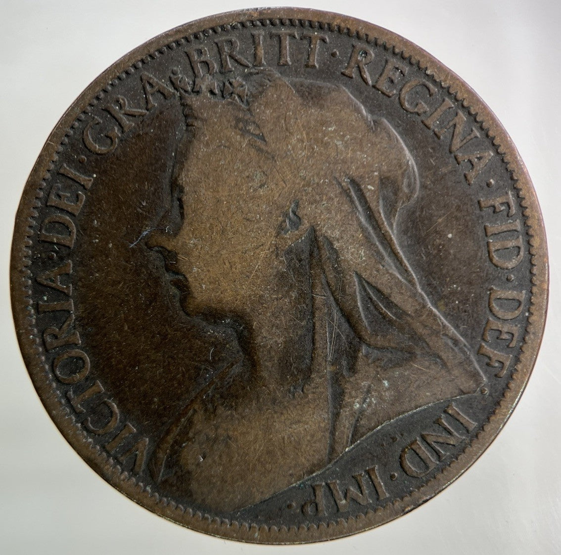 1896 Victoria One Penny Coin | Collectable Grade