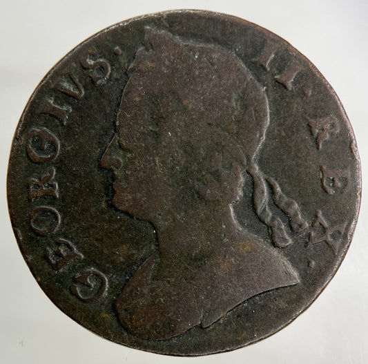 1753 George II 2nd Half - Penny Coin | Collectable Grade