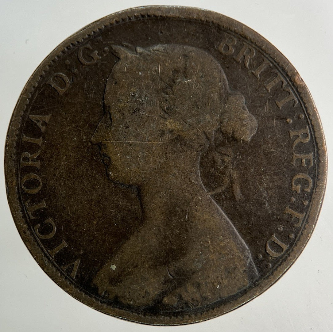 1861 Victoria Half - Penny Coin | Collectable Grade