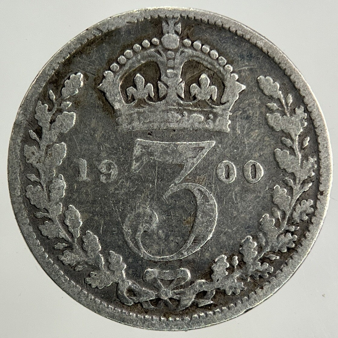 1900 Victoria Threepence Silver Coin | Collectable Grade